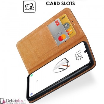 Grynos odos Telone dėklas - juodas (Samsung A31)